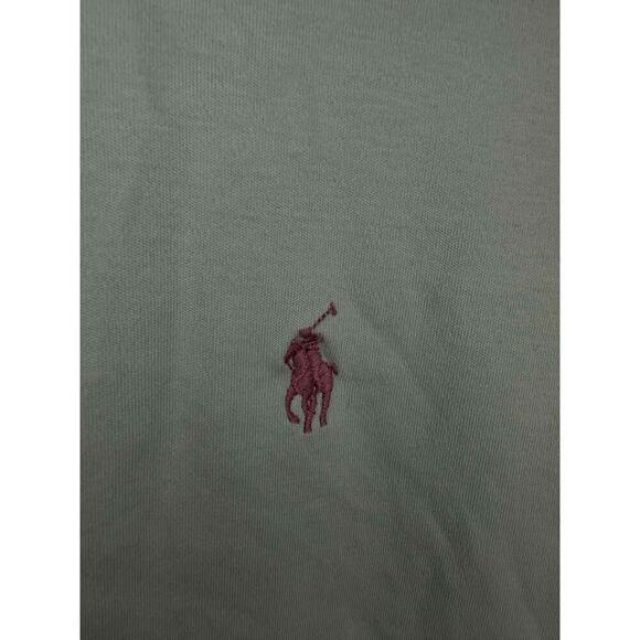 Polo Ralph Lauren Cotton Short Sleeve Collared Polo Shirt Turquoise Men's Size M - Picture 4 of 10